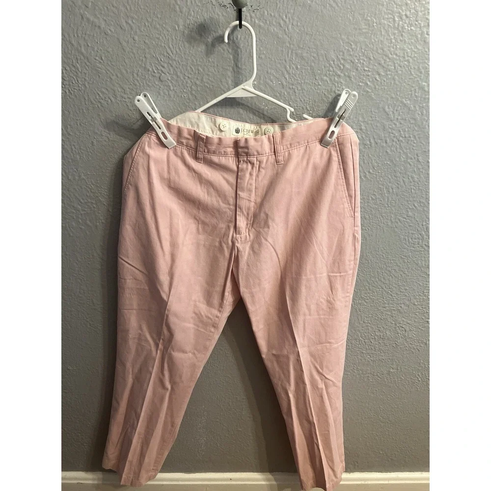 J Crew ‎ Pants Mens 34x30 Pink With Suspended Buttons Vintage